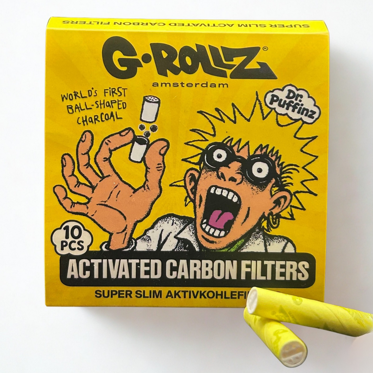 FILTRES G-ROLLZ CHARBON ACTIF - SUPER SLIM 6 MM