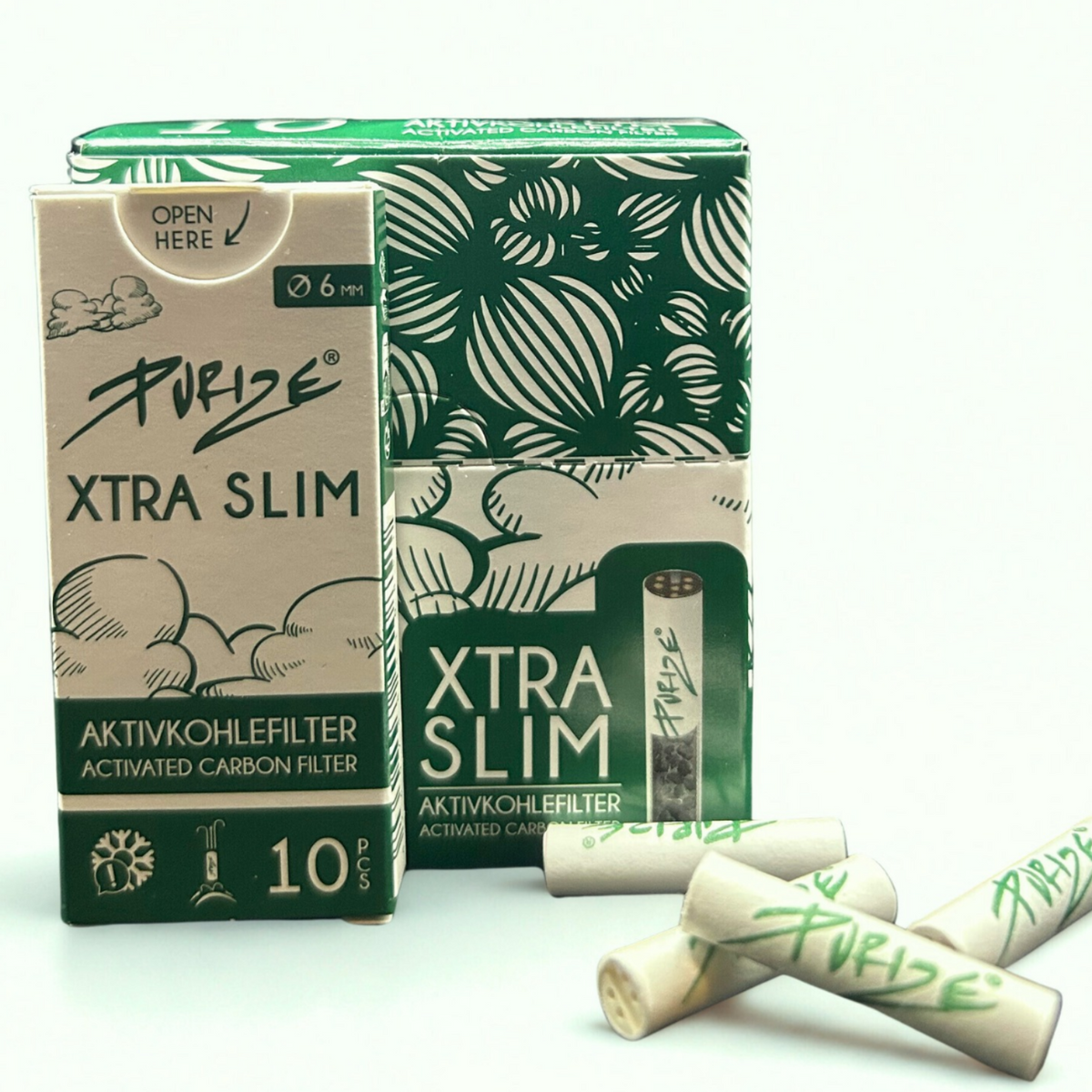 PURIZE ACTIVATED CARBON FILTERS - REGULAR 9 MM